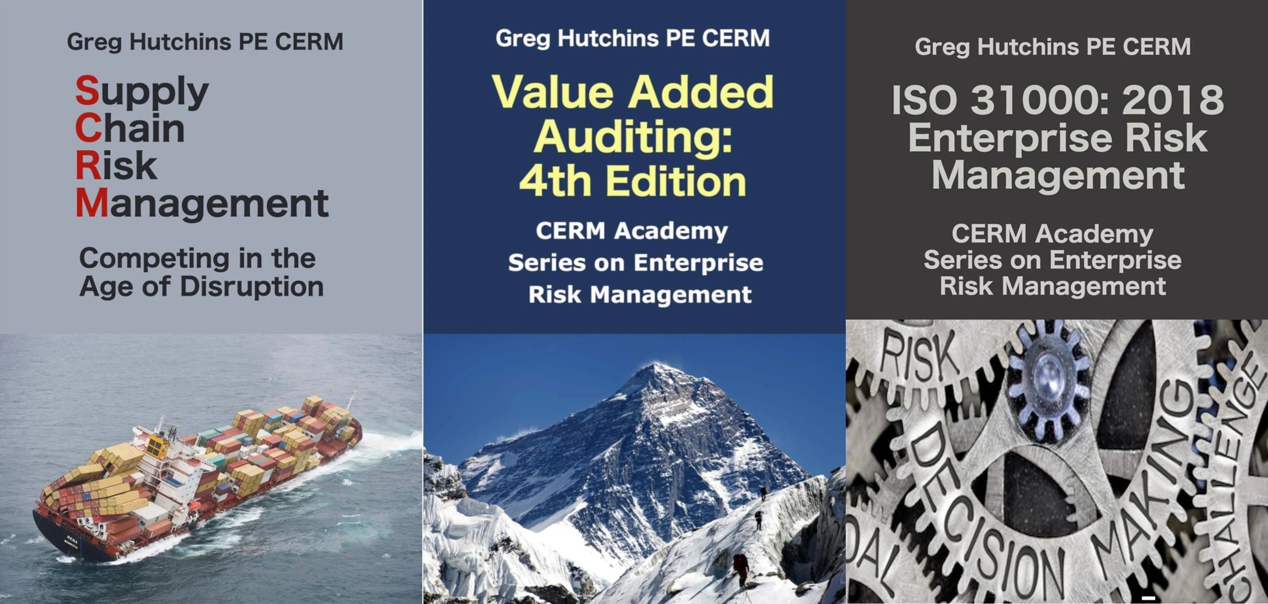 A few of Greg's books some of you might recognize.
